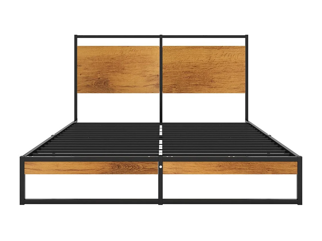 Cadre de lit sans matelas métal 120x200 cm