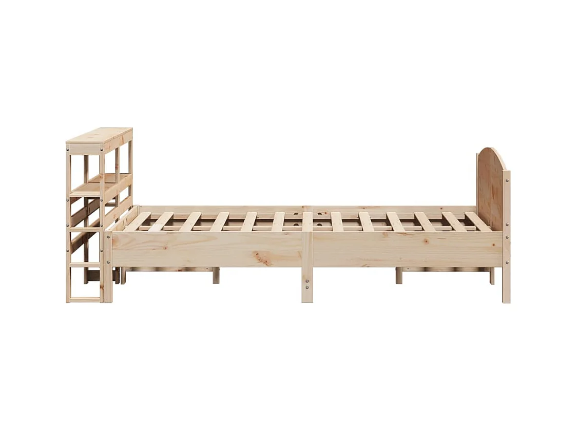 Struttura letto senza materasso 120x190 cm in legno massello di pino