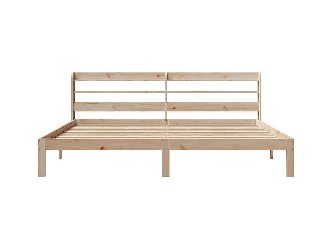 Bettgestell mit Kopfteil ohne Matratze 180x200 cm