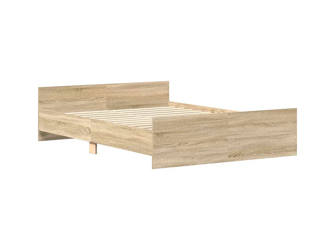 Struttura letto senza materasso in rovere Sonoma 150x200 cm