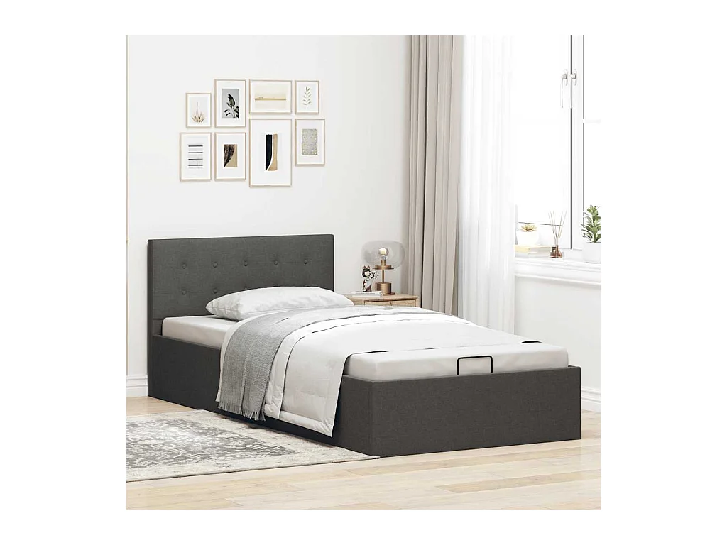 Hydraulisch opbergbedframe zonder matras 90x200 cm