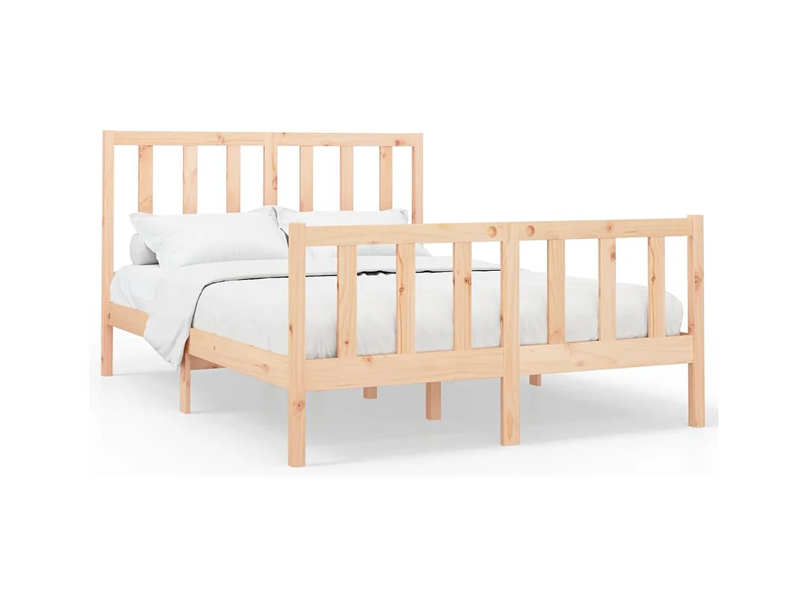 Bedframe zonder matras 120x200 cm massief grenenhout