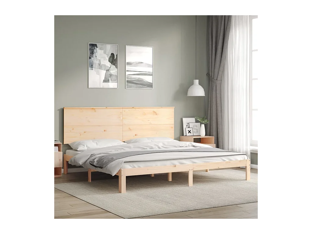 Bettgestell ohne Matratze Massivholz Kiefer