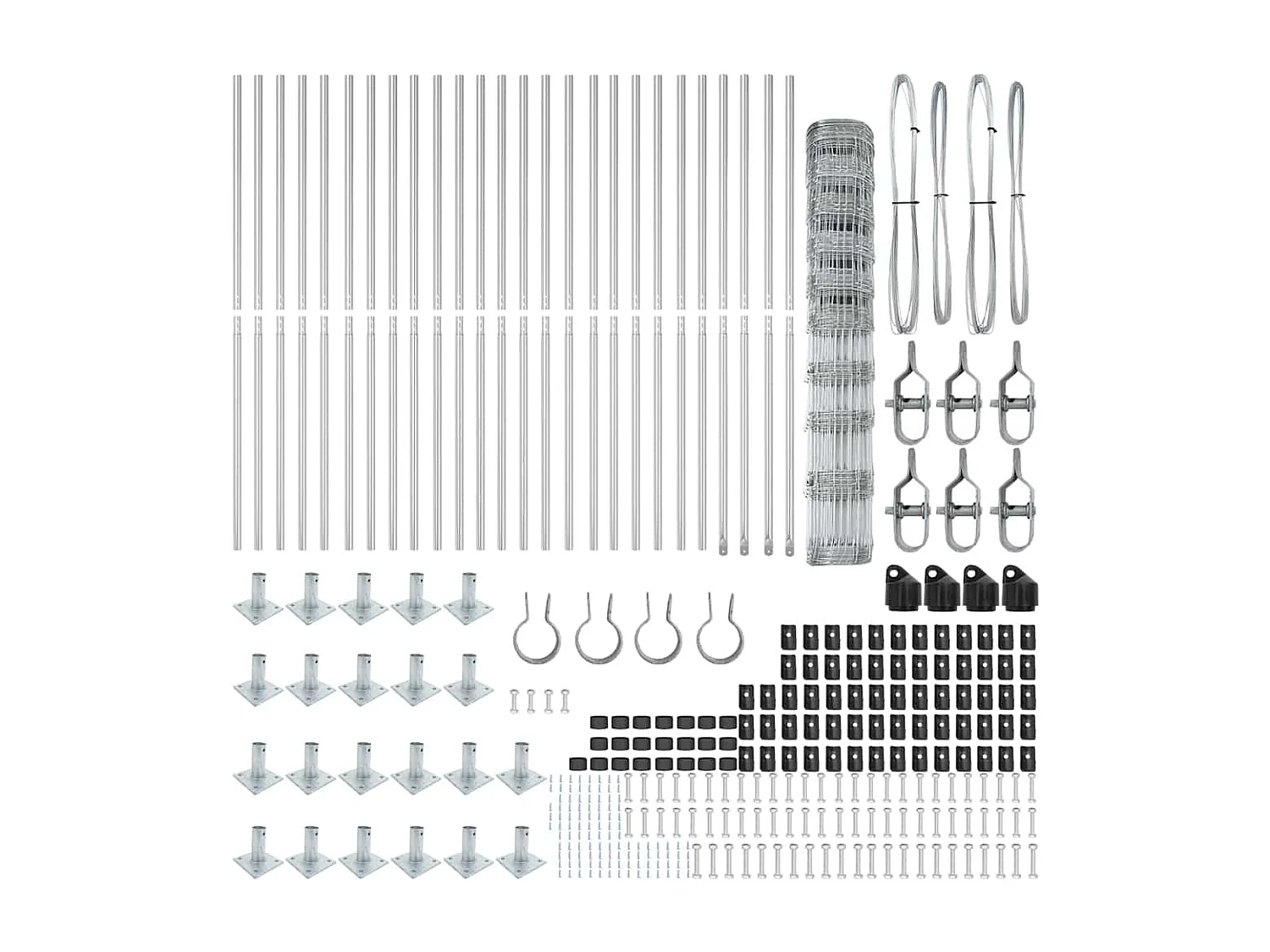 Struttura letto senza materasso in legno massello di pino 200x200 cm
