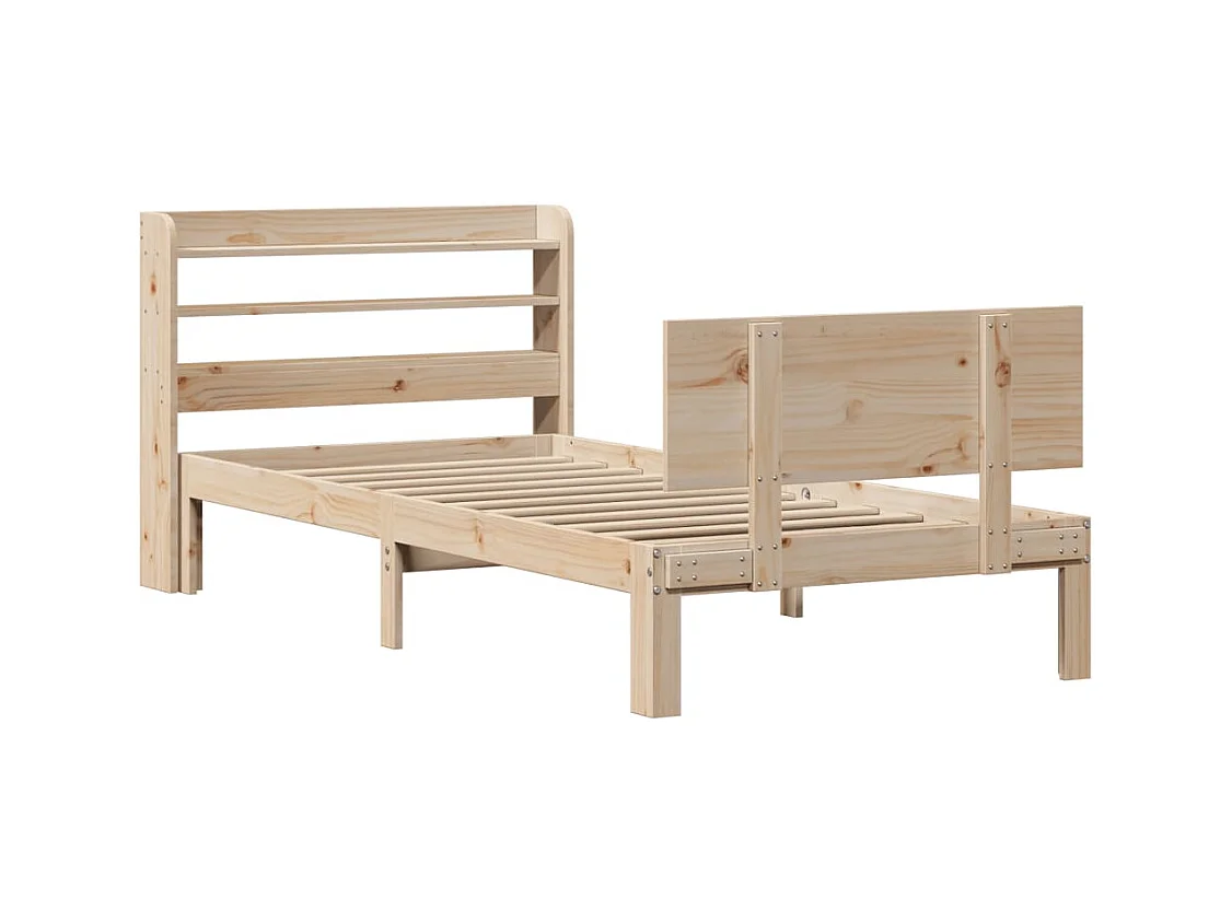 Bedframe met hoofdbord zonder matras 90x190 cm