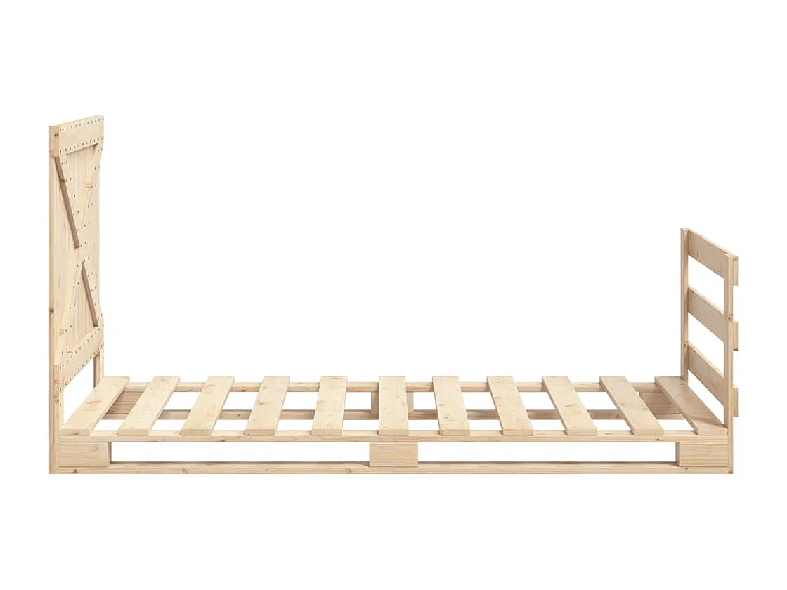 Bedframe zonder matras met hoofdbord 100x200 cm