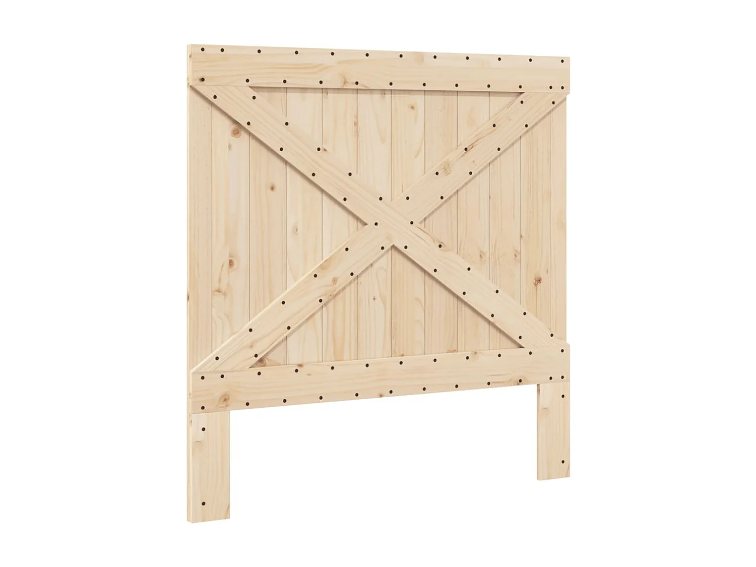 Bettgestell ohne Matratze mit Kopfteil 100x200 cm