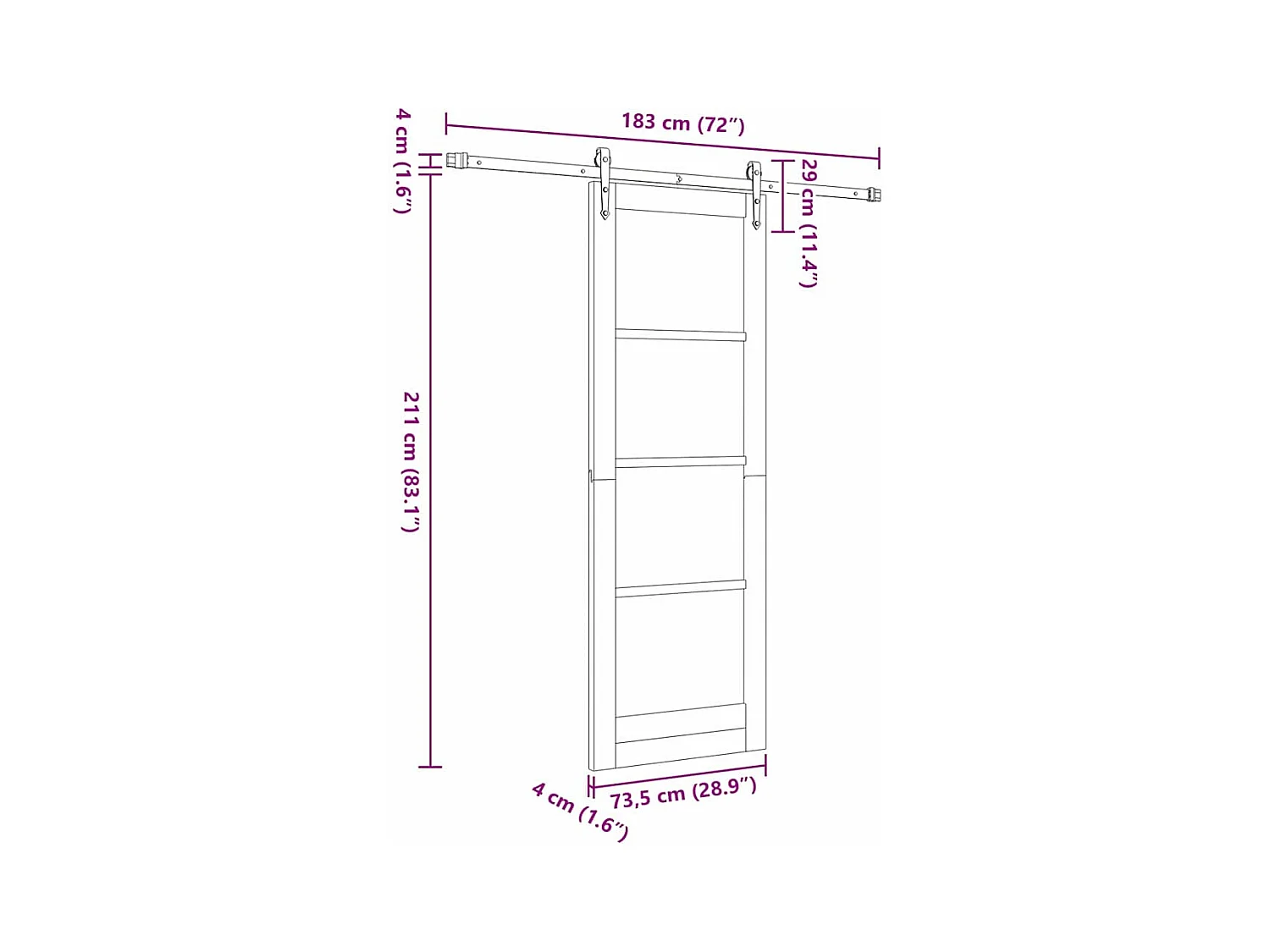 Bed met blauwe stoffen matras 80x200 cm