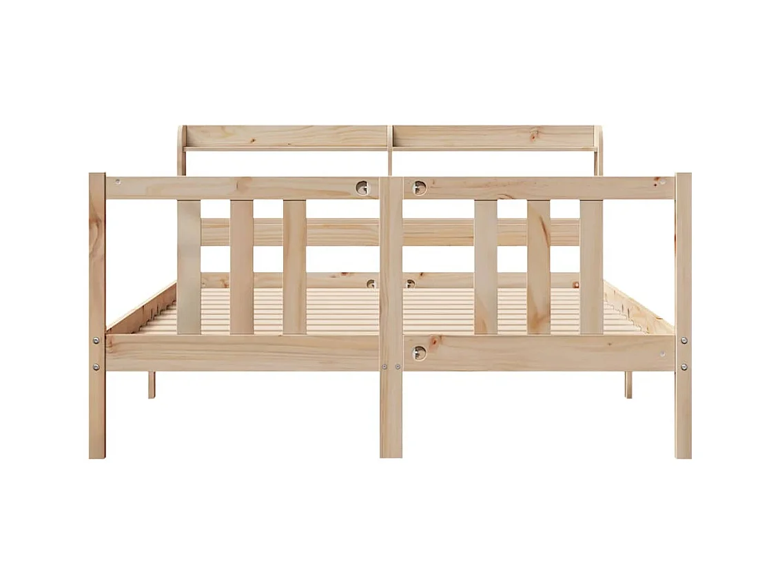 Struttura letto e testiera senza materasso 135x190 cm