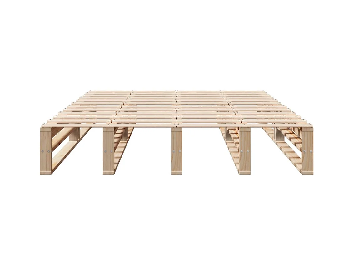 Bedframe zonder matras 140x200 cm massief grenenhout