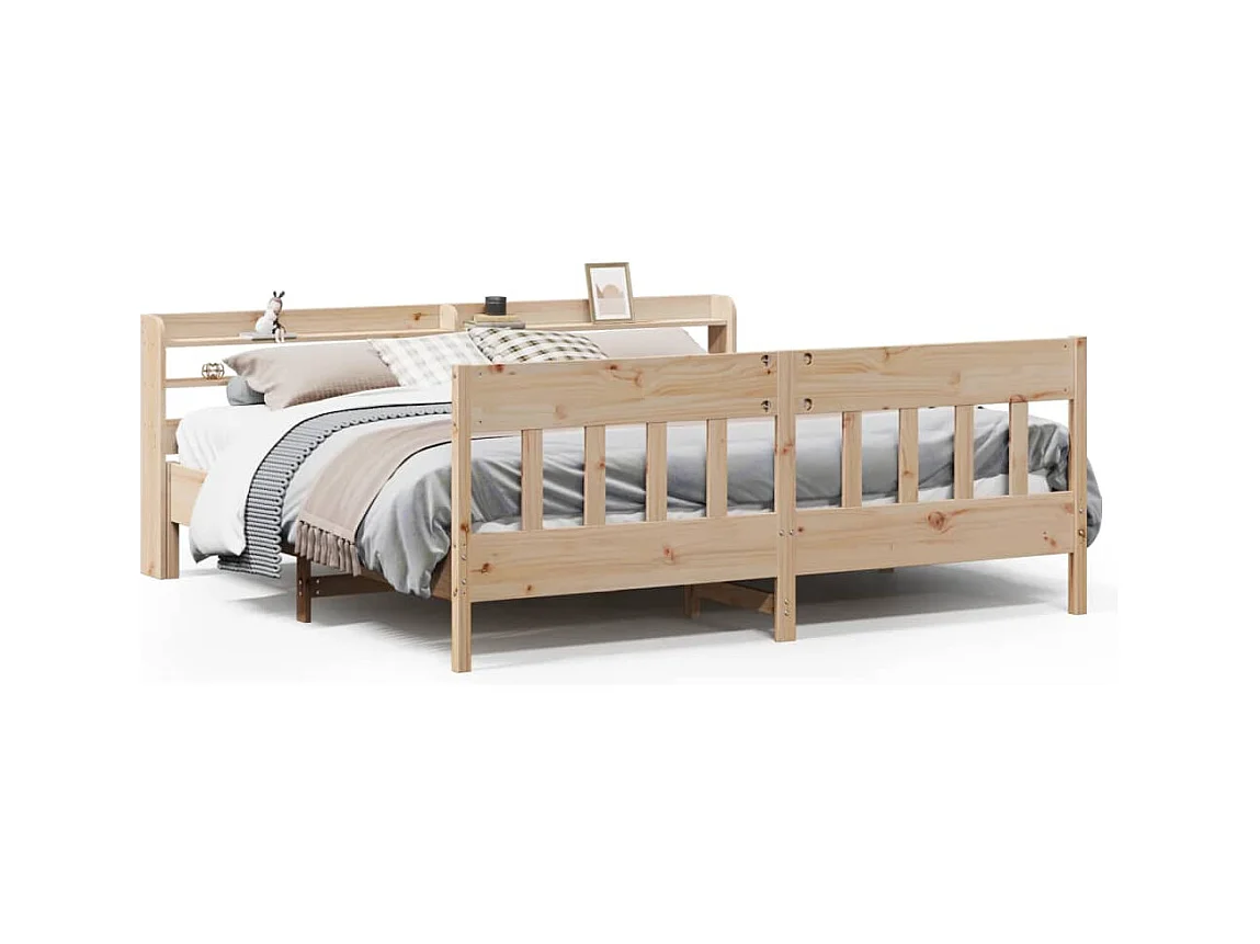 Bedframe zonder matras 180x200 cm massief grenenhout