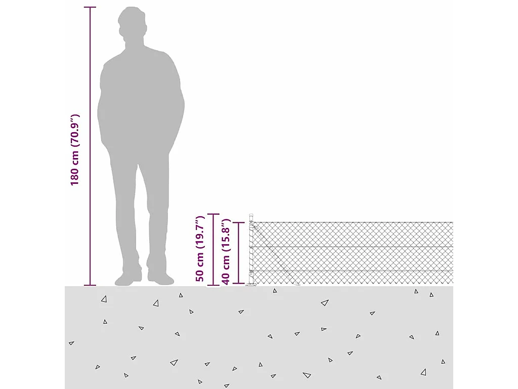 Sommier à lattes de lit sans matelas gris tissu 180x200 cm