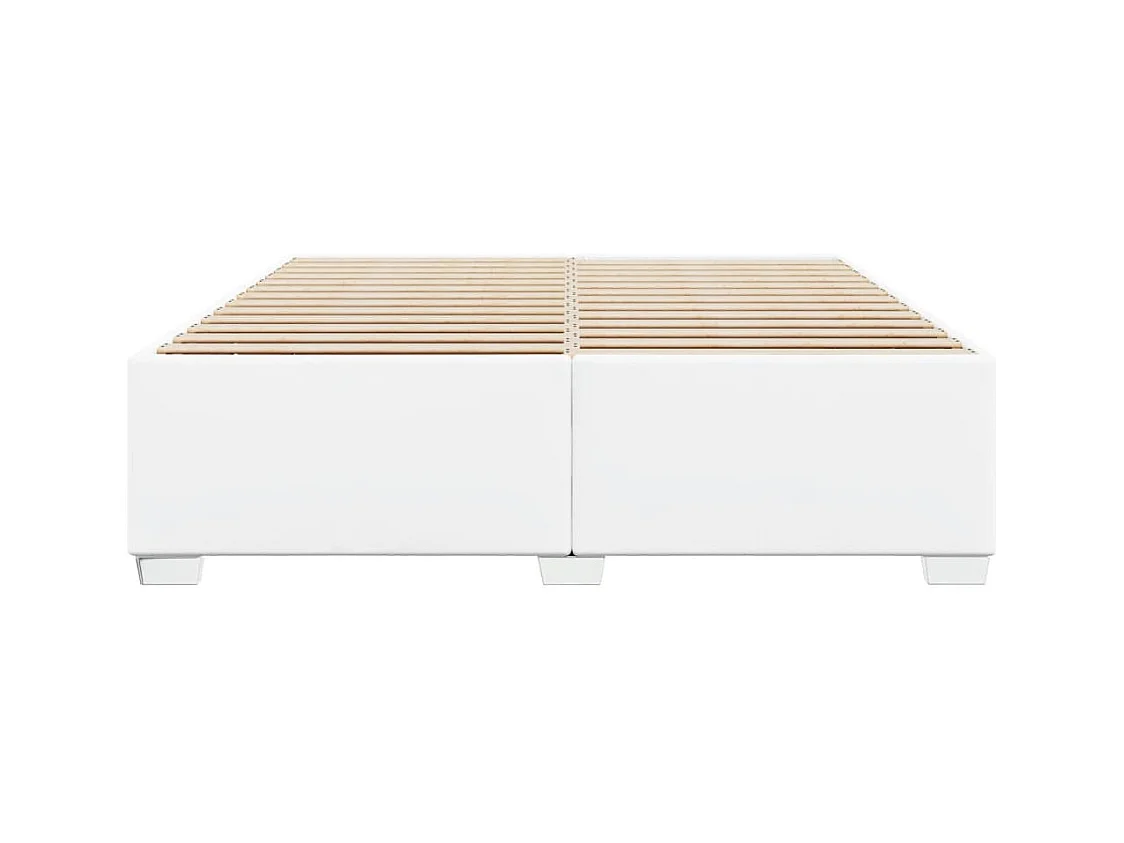 Bedframe zonder matras wit 180x200 cm kunstleer