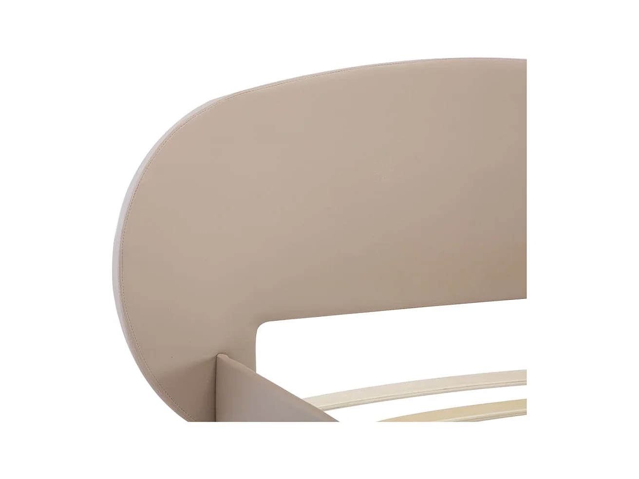 Bedframe zonder matras cappuccino kunstleer 100x200 cm