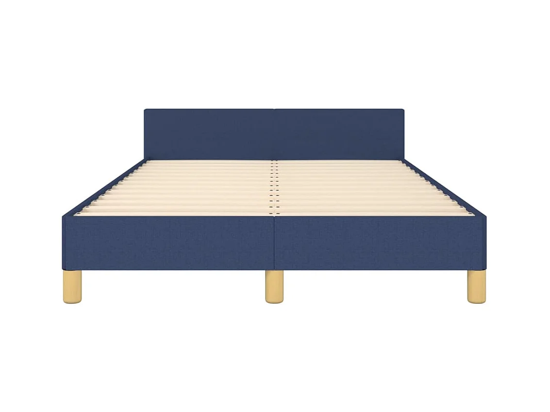 Bedframe zonder matras blauw 120x200 cm stof