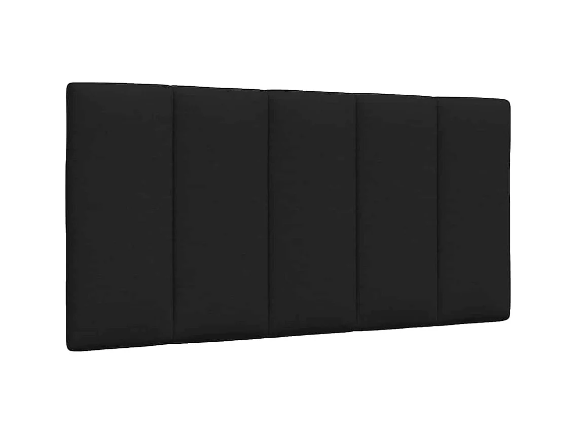 Cadre de lit sans matelas noir 100x200 cm tissu