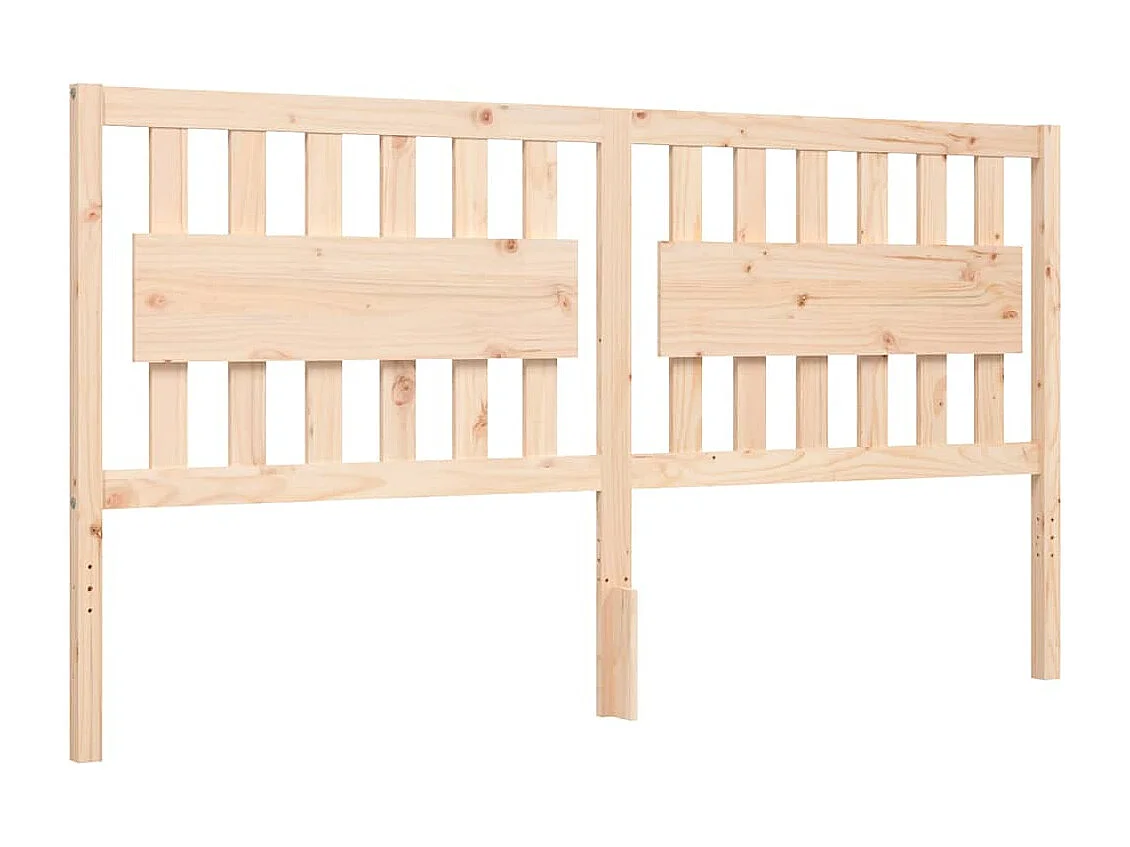 Struttura letto senza materasso in legno massello di pino