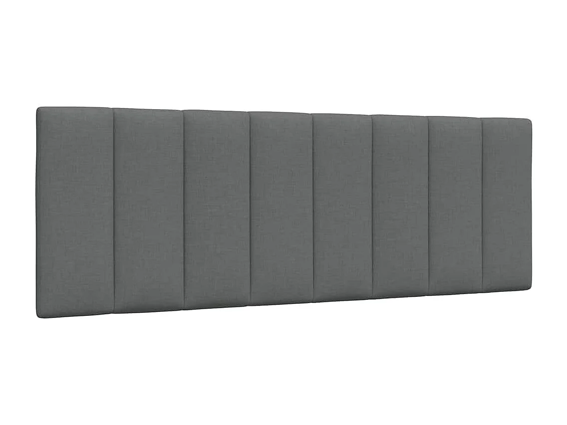 Bedframe zonder matras donkergrijs 140x190 cm stof