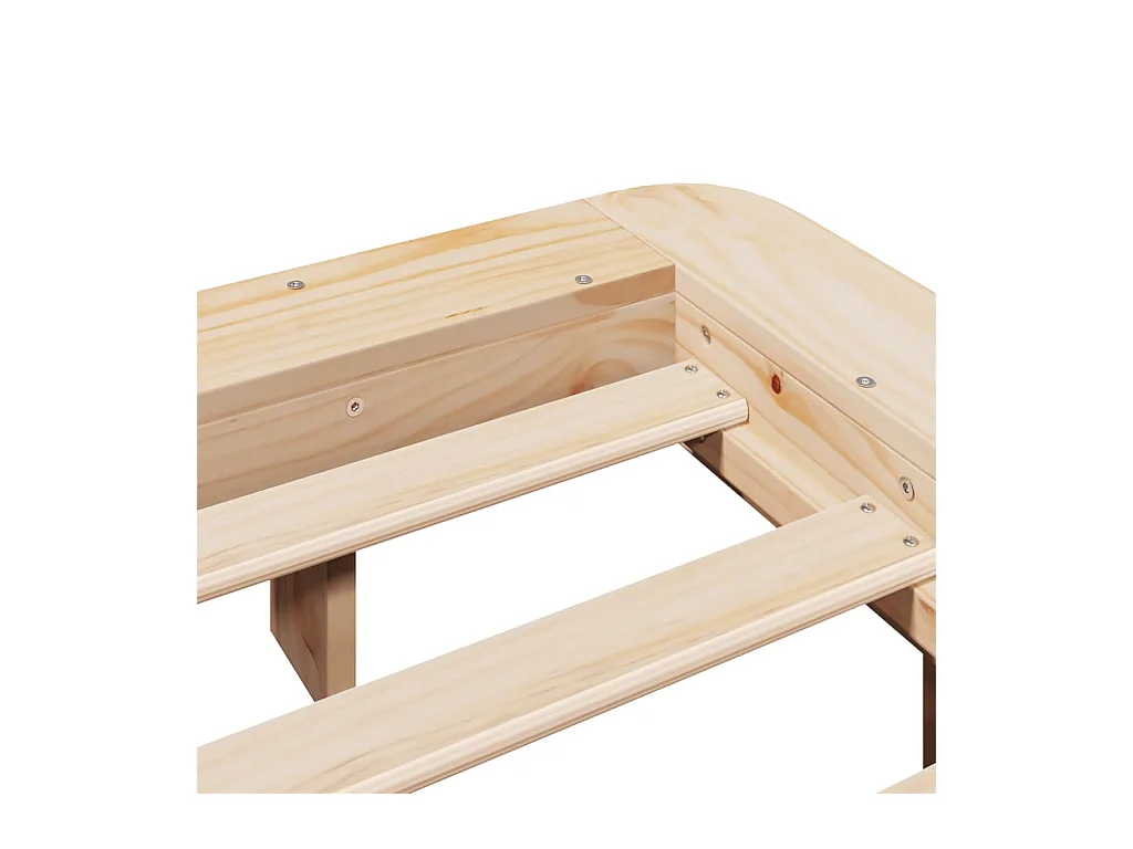 Bedframe zonder matras 180x200 cm massief grenenhout