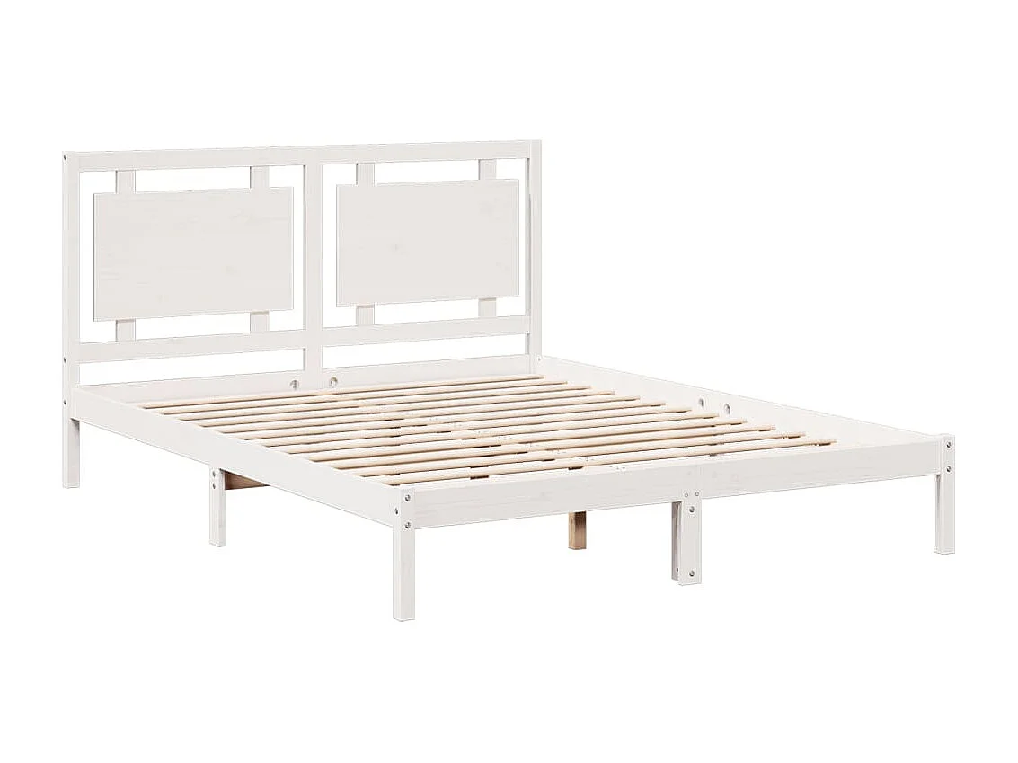 Struttura letto extra lunga senza materasso 160x220 cm in legno massello