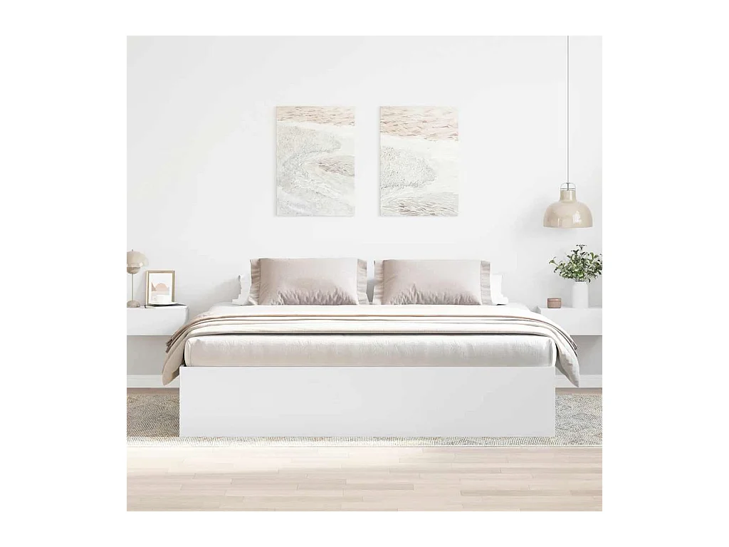 Bedframe zonder matras wit 180x200 cm