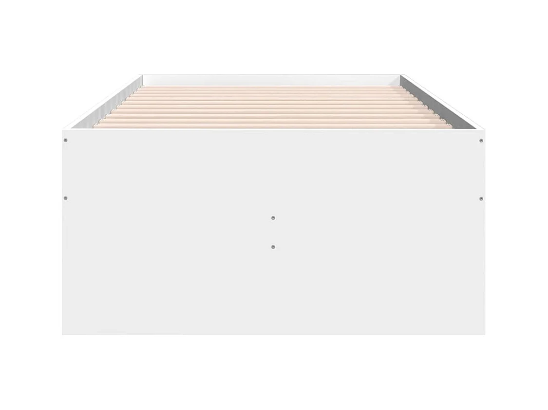 Cama de día con cajones sin colchón blanco 75x190 cm