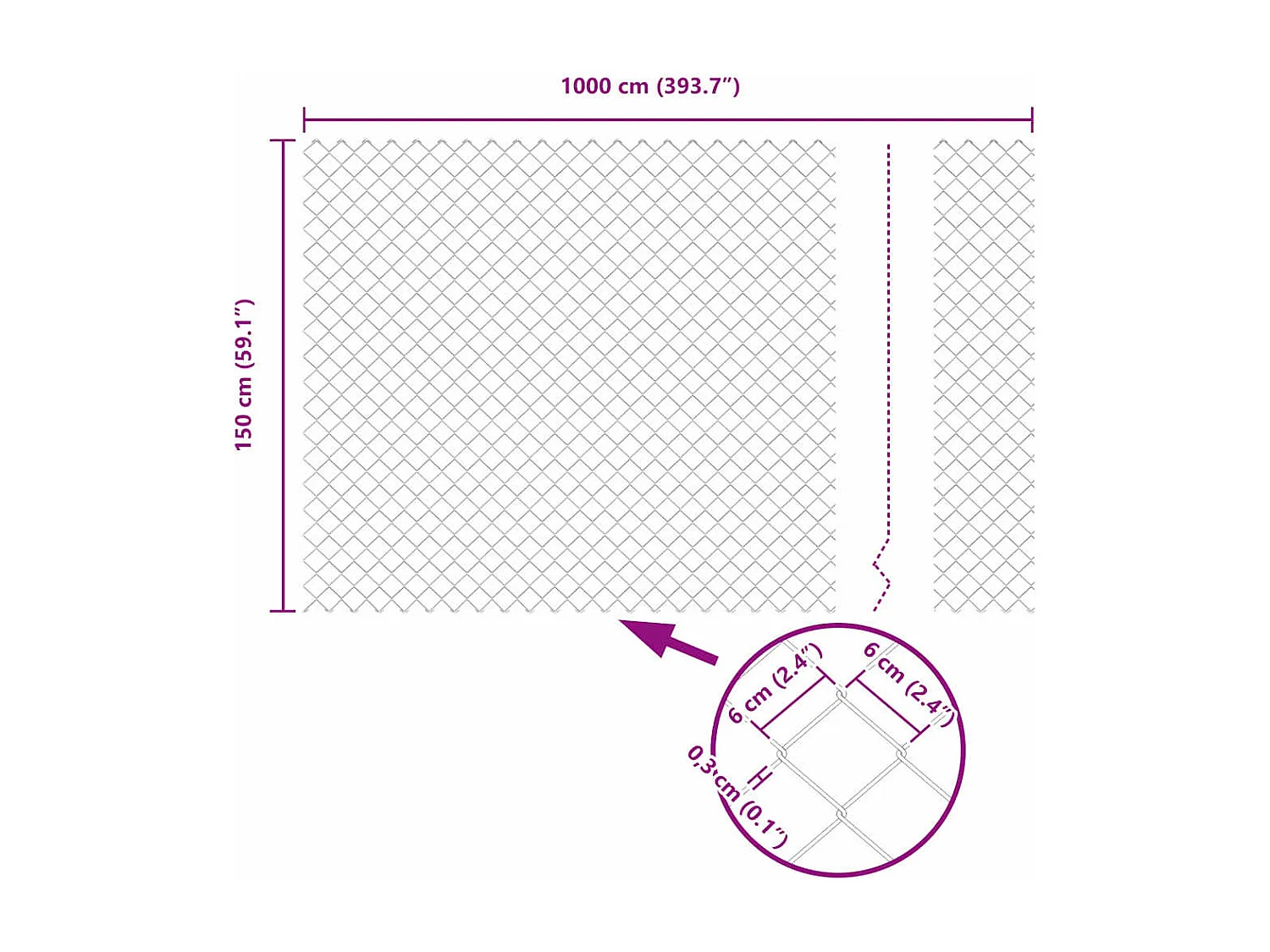 Cadre de lit sans matelas Rose Velours 90x200 cm