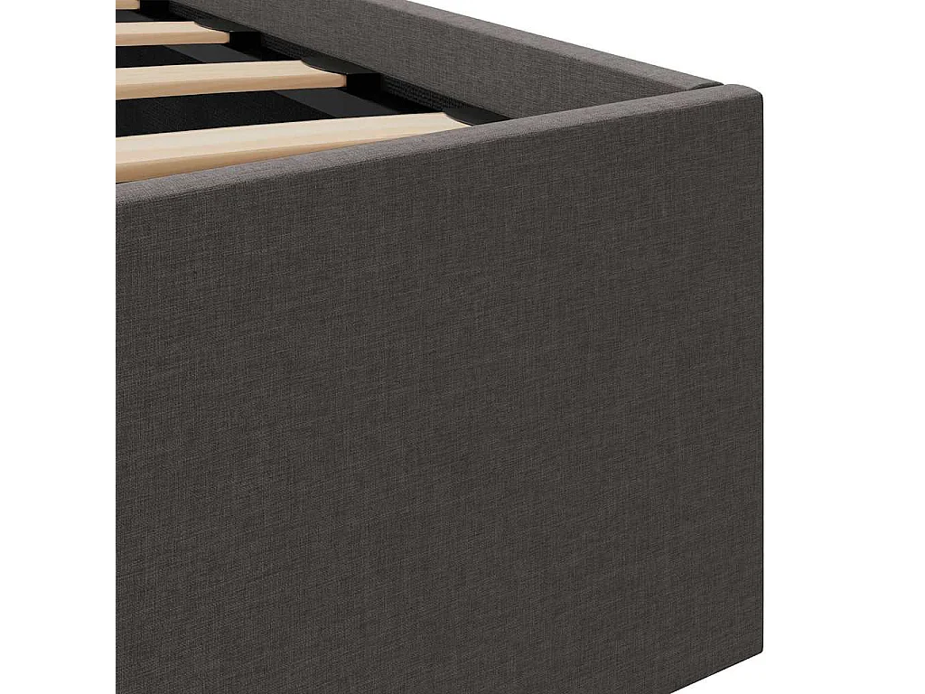 Cadre de lit à rangement hydraulique sans matelas 140x200 cm