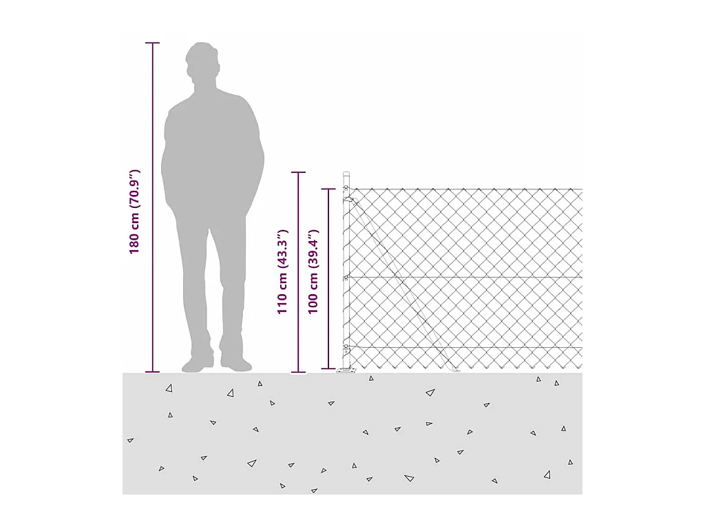 Letto a castello in metallo nero senza materasso 90x200 cm