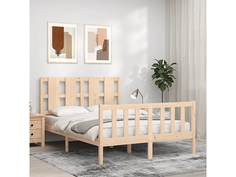 Bedframe zonder matras 140x200 cm massief grenenhout