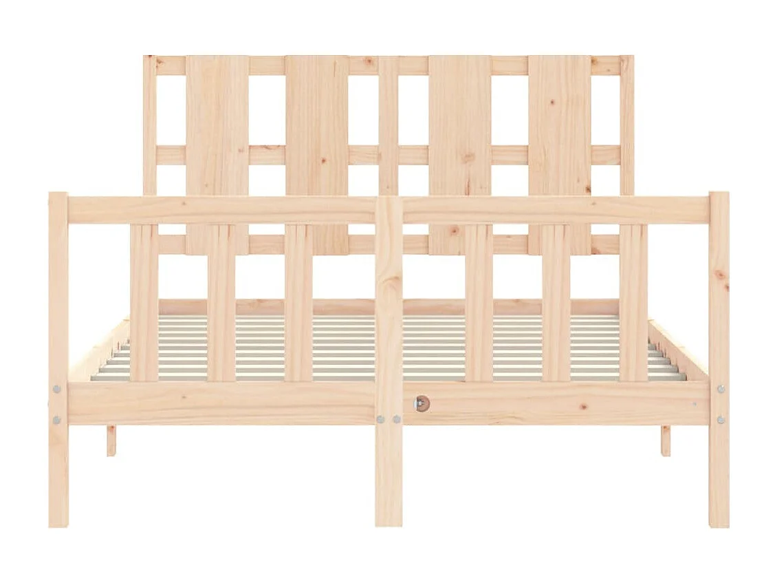 Bedframe zonder matras 140x200 cm massief grenenhout