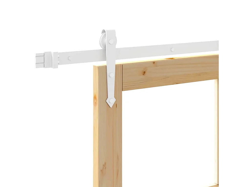 Cama con colchón de tela color crema 90x190 cm