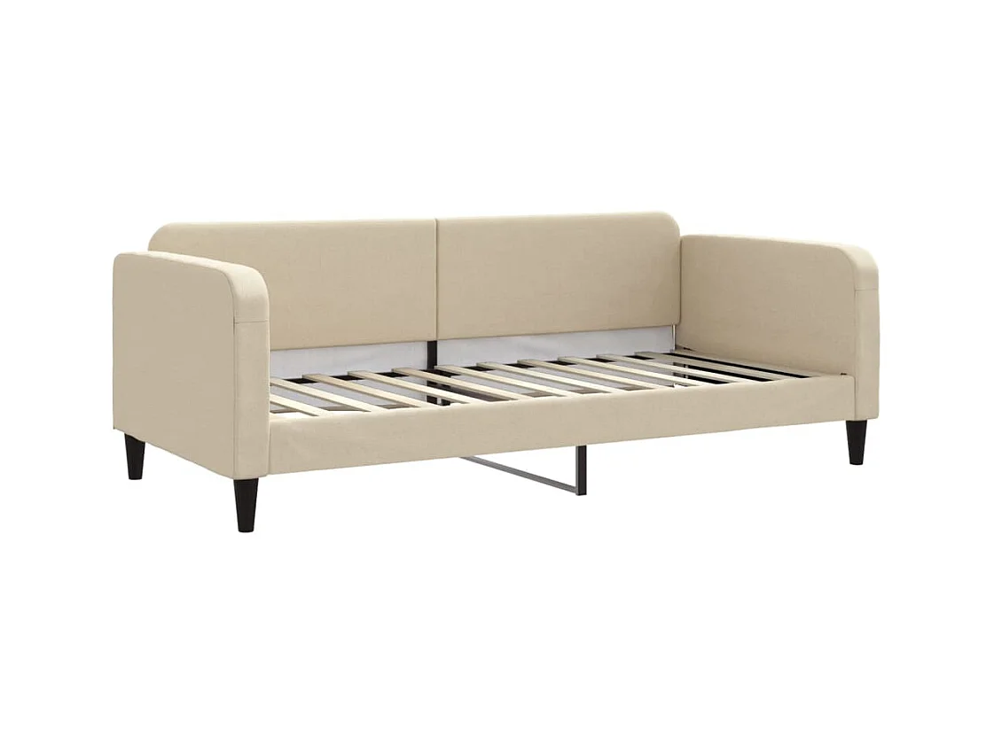 Dagbed met onderschuifbed zonder crème matras 90x200 cm