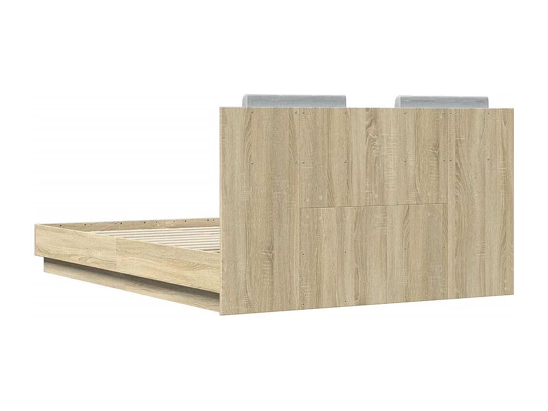 Bettgestell ohne Matratze Sonoma Eiche 135x190 cm