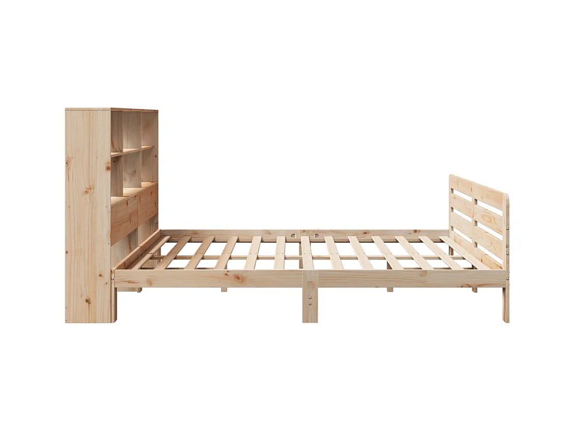 Cadre de lit sans matelas 180x200 cm bois massif de pin