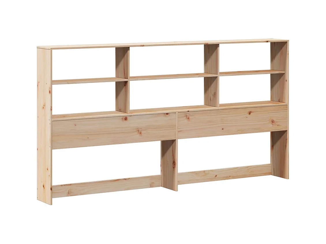 Cadre de lit sans matelas 180x200 cm bois massif de pin