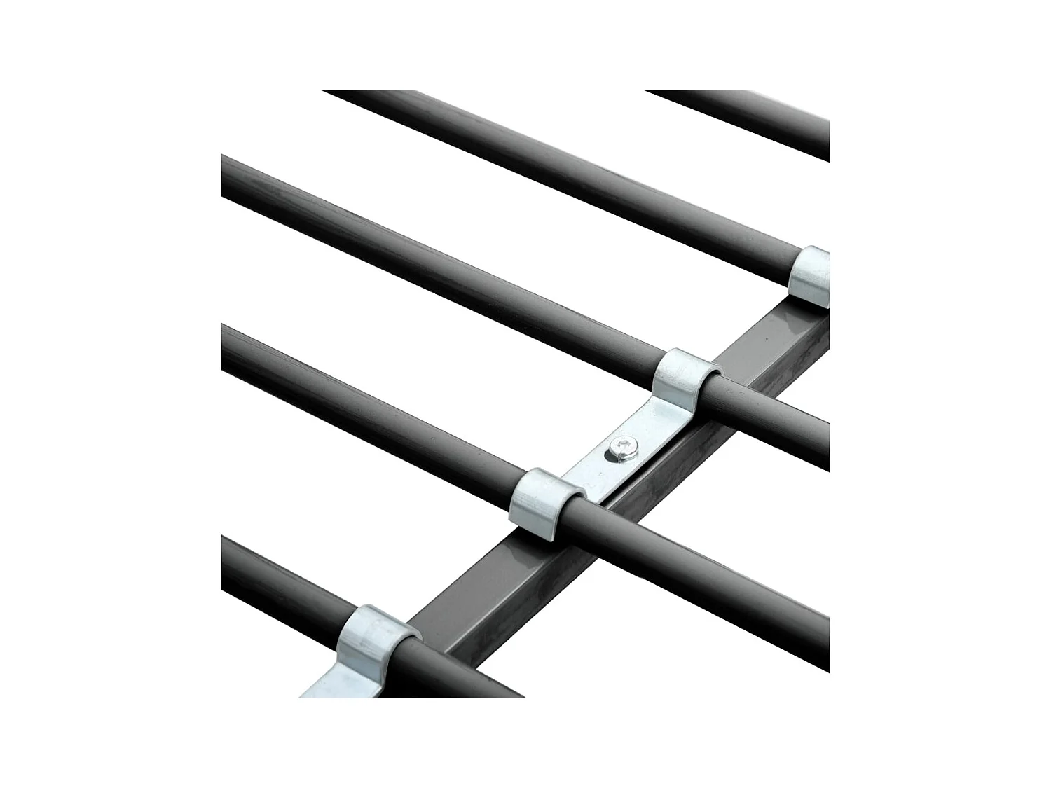 Litera con mesa sin colchón metal negro 90x200 cm