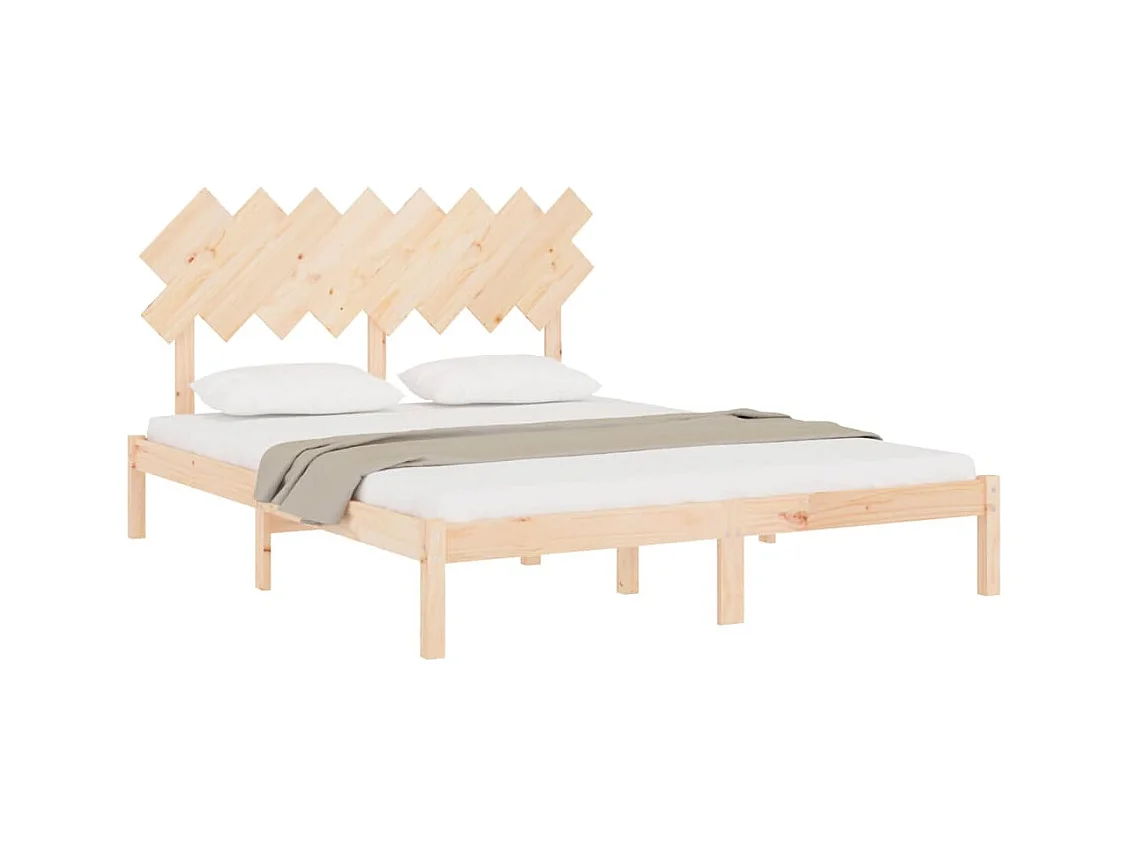 Bettgestell ohne Matratze 160x200 cm Massivholz