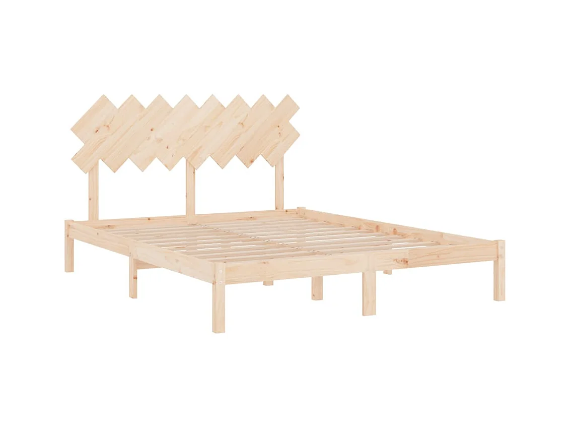 Bettgestell ohne Matratze 160x200 cm Massivholz