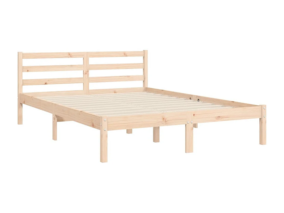 Struttura letto senza materasso 120x200 cm in legno massello