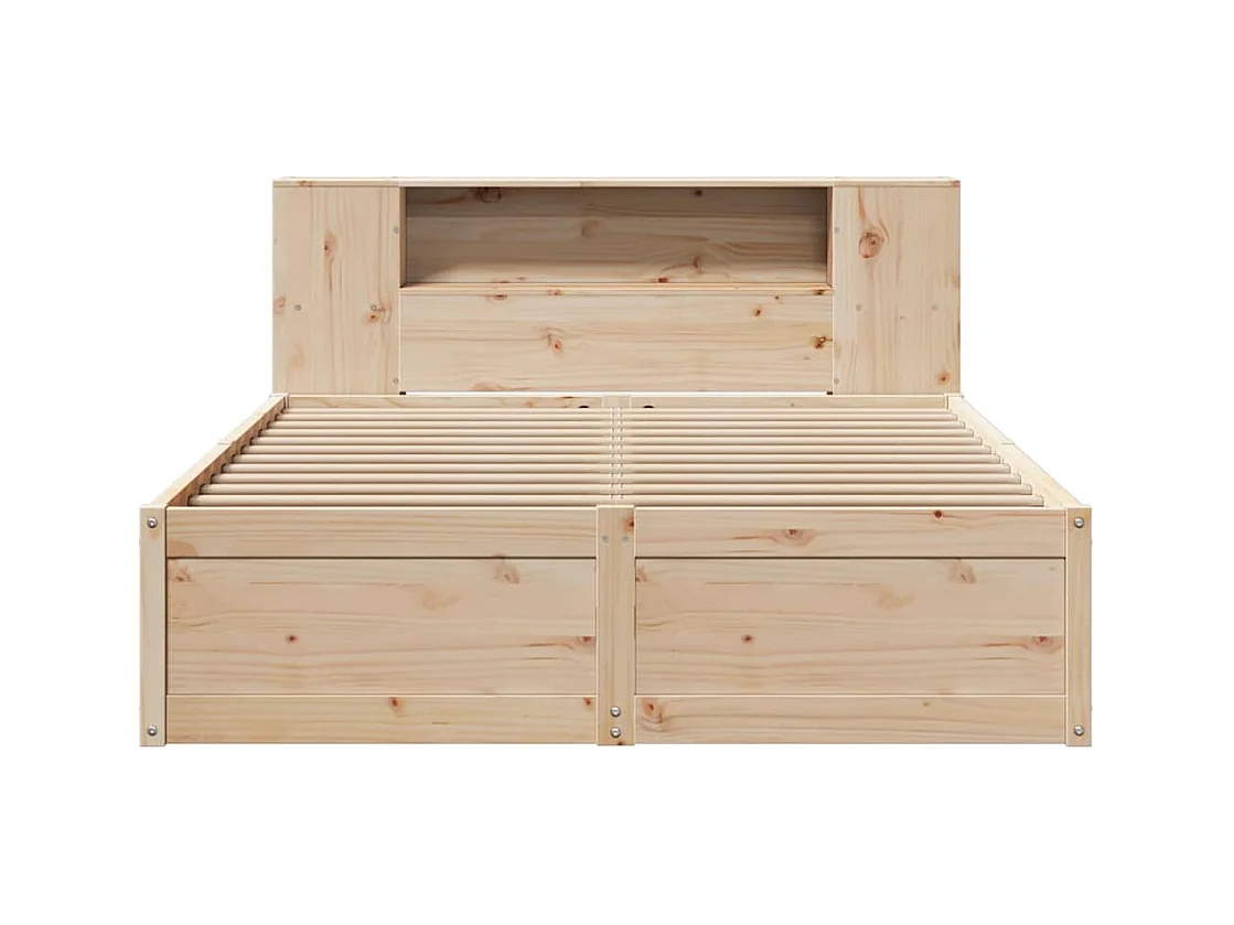 Struttura letto senza materasso 135x190 cm in legno massello di pino