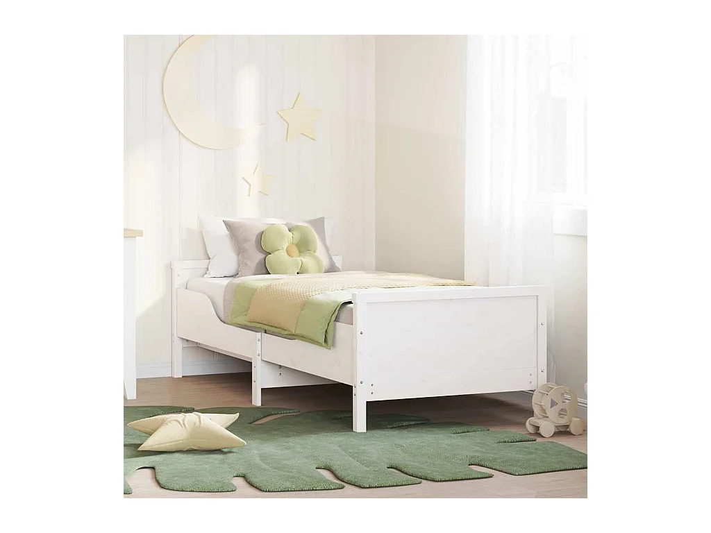 Lit extensible pour enfants Autre Blanc 80 x 130 / 165 / 200 cm