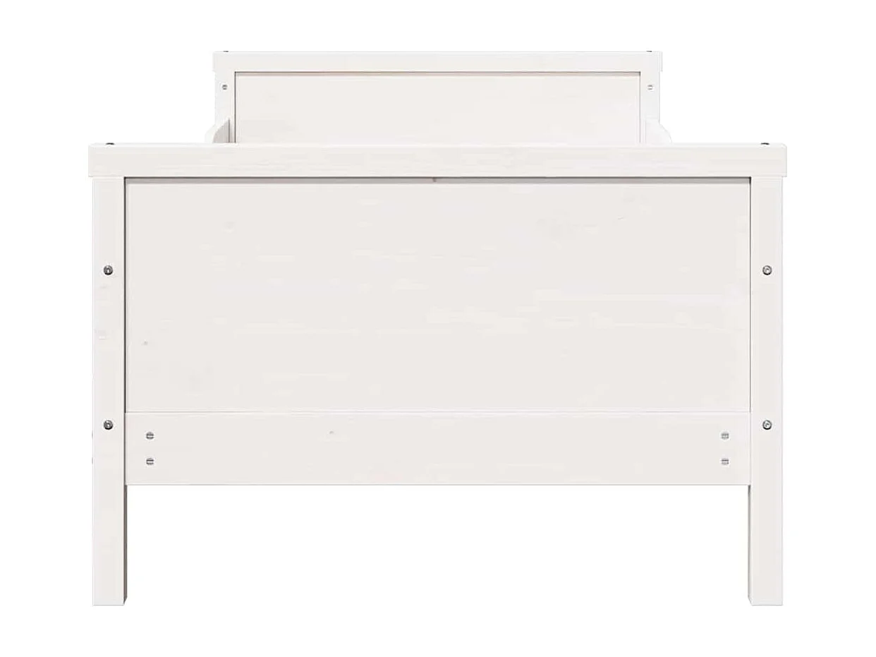 Lit extensible pour enfants Autre Blanc 80 x 130 / 165 / 200 cm