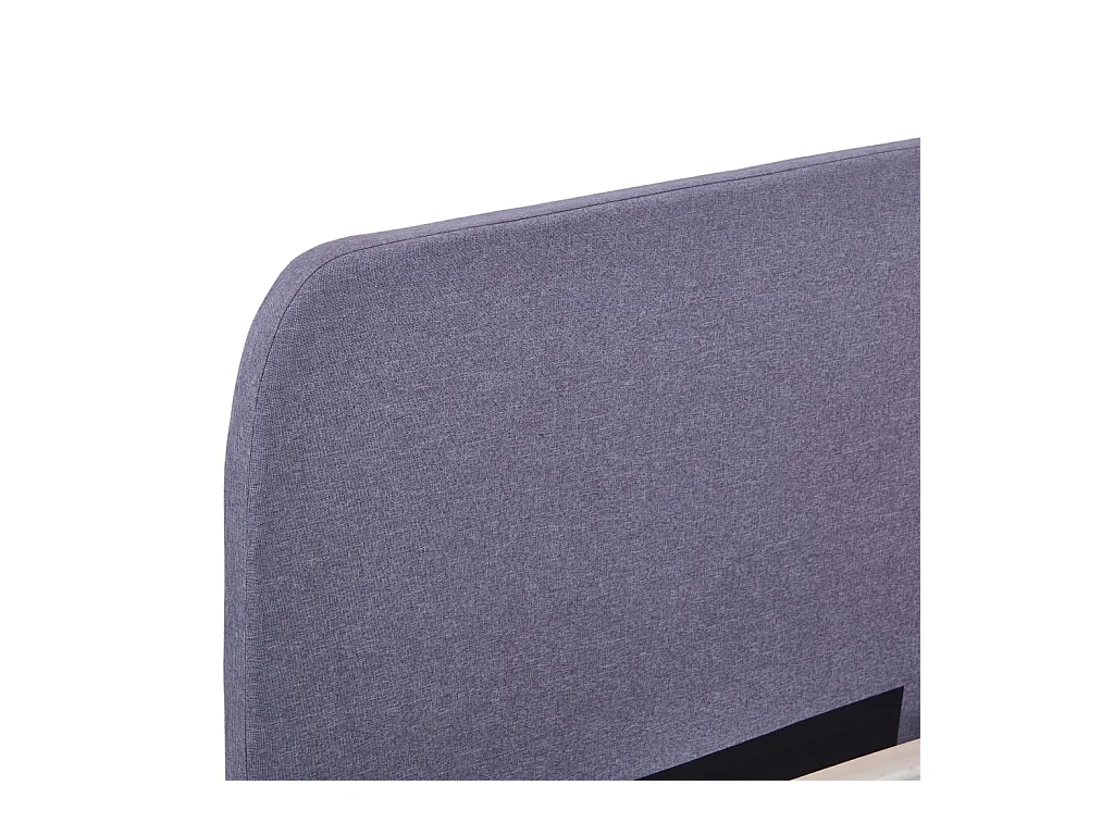 Struttura letto senza materasso tessuto grigio chiaro 180x200 cm