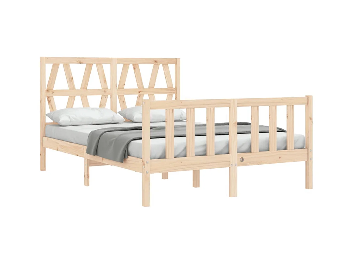 Bedframe zonder matras 120x200 cm massief grenenhout