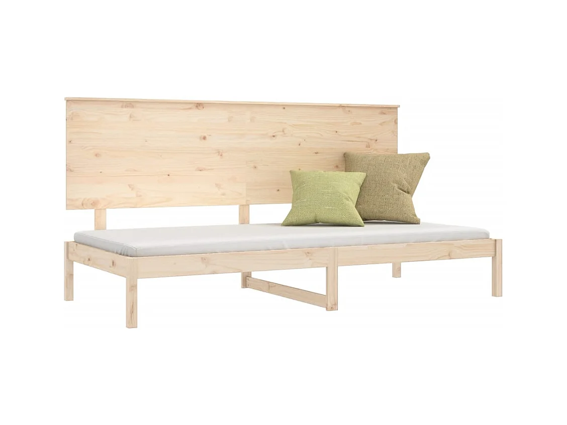 Dagbed zonder matras 90x200 cm massief grenenhout