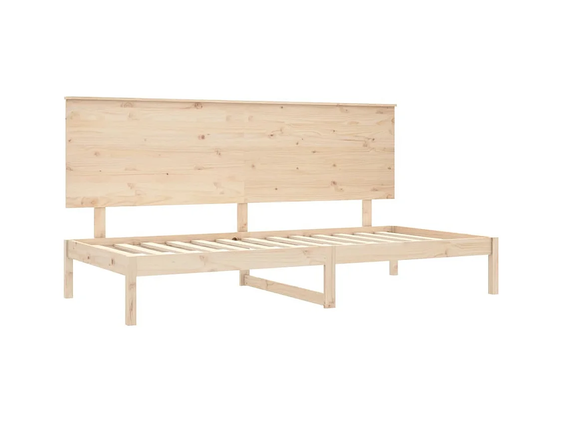 Dagbed zonder matras 90x200 cm massief grenenhout