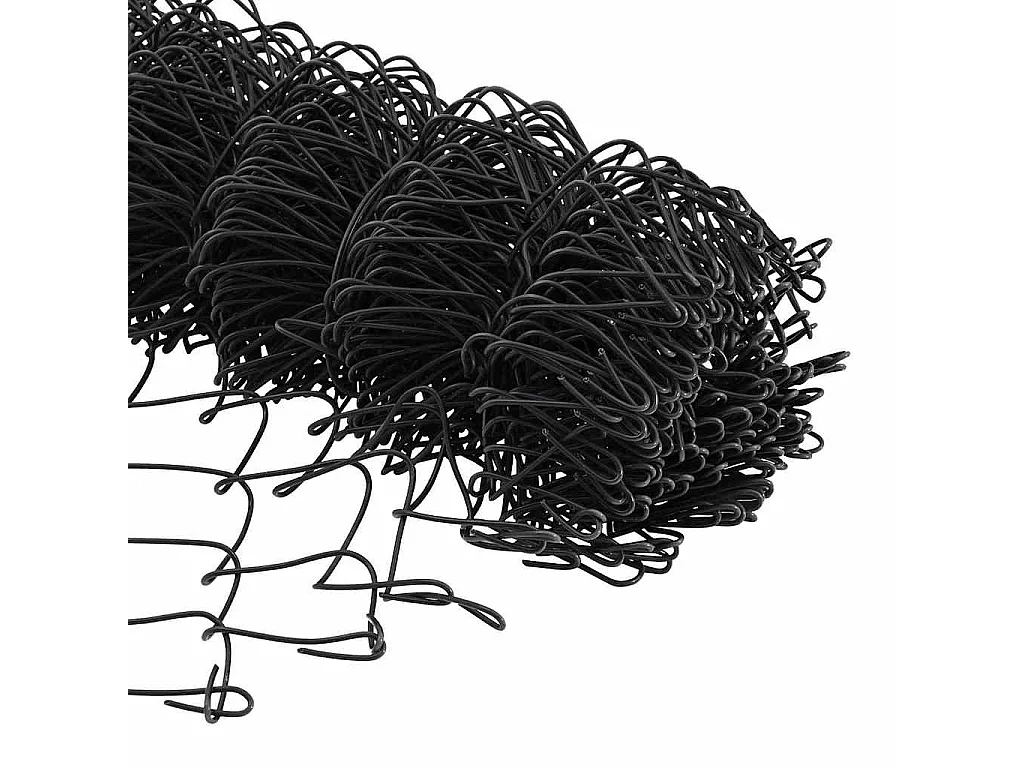 Cadre de lit à baldaquin sans matelas noir métal 120x200 cm