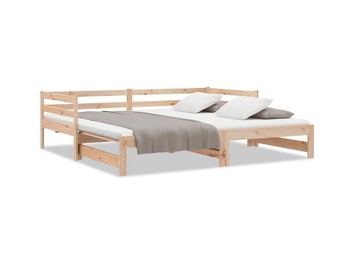 Schuifbed zonder matras 80x200 cm