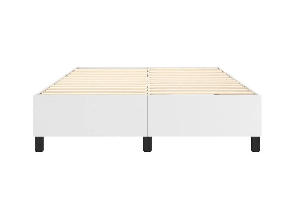 Bedframe zonder witte matras 140x190 cm soortgelijk leer